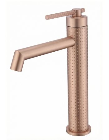 铣纹304面盆龙头(菱悦系列) 高款