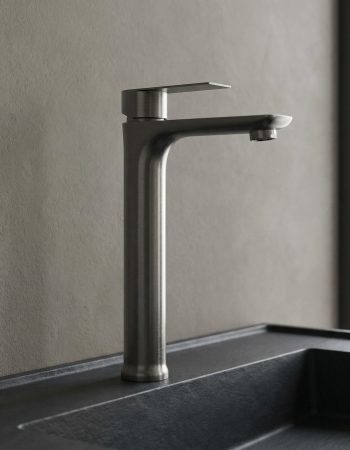 现代304不锈钢浴室面盆水龙头