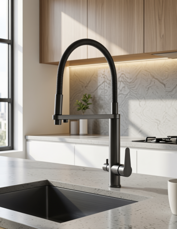 304不锈钢三水道三合一带净水厨房龙头